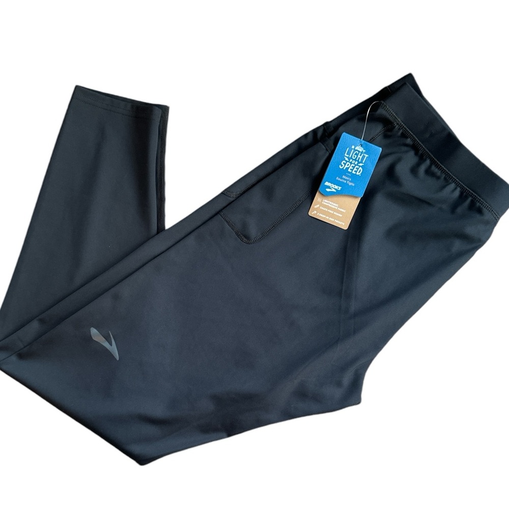 Brooks Men’s Source Tights - Black - Size XL